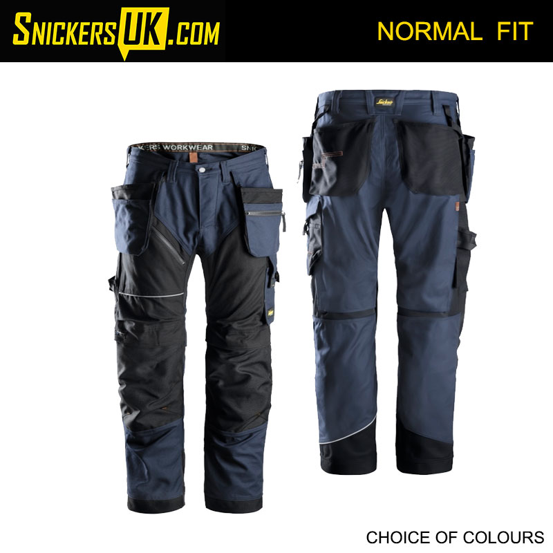 Snickers 6270 AllroundWork Vision Holster Pocket Work Trousers Steel Grey 