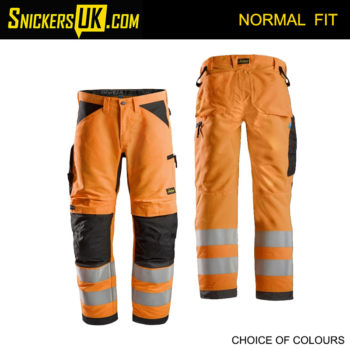 Snickers 6332 LiteWorkHi-Vis Non Holster Pocket Trousers