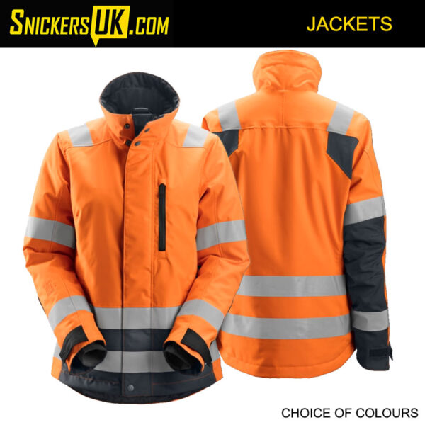 Snickers 1137 AllRoundWork Women's High Vis 37.5 Insulated Jacket - High Vis Jackets