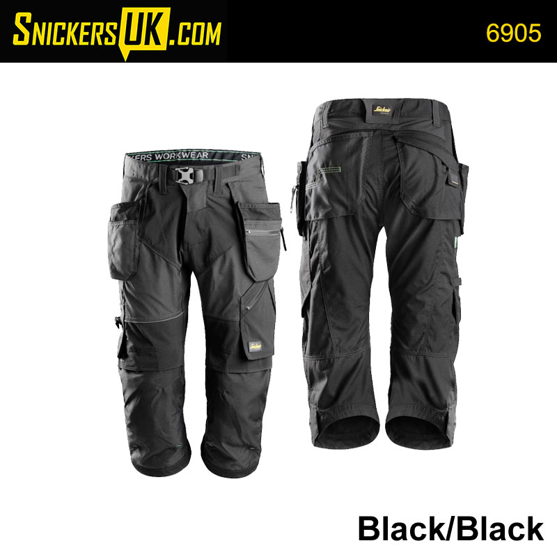 Snickers 6905 FlexiWork 3/4 Pirate Trousers