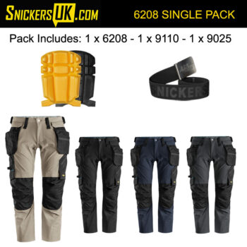 Snickers 6208 LiteWork Detachable Holster Pocket Trousers Pack