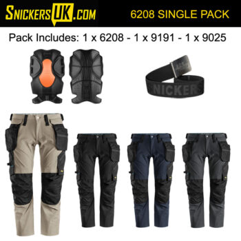 Snickers 6208 LiteWork Detachable Holster Pocket Trousers Pack - Snickers Workwear