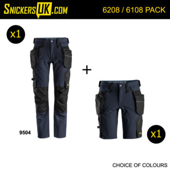 Snickers LiteWork Stretch Trousers & Shorts Pack