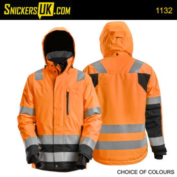 Snickers 1132 AllRoundWork, High-Vis Waterproof 37.5® Insulated Jacket