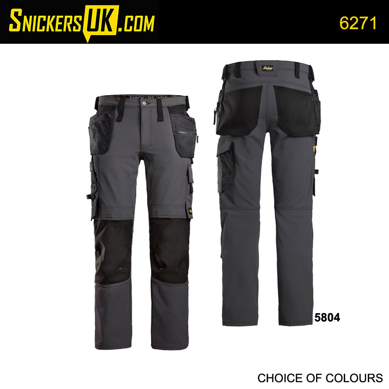 Snickers 6271 AllroundWork Full Stretch Holster Pocket Trousers
