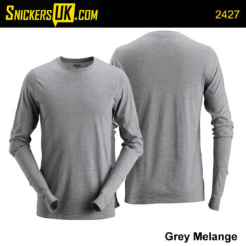 Snickers 2427 AllroundWork Wool Long Sleeve T-Shirt