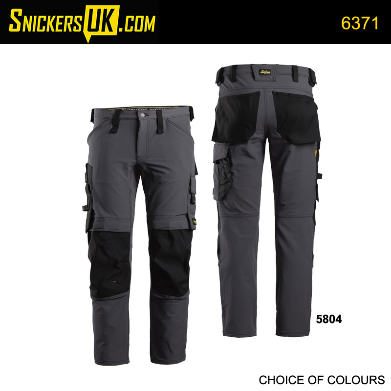 Snickers 6371 AllroundWork Full Stretch Non Holster Pocket Trousers