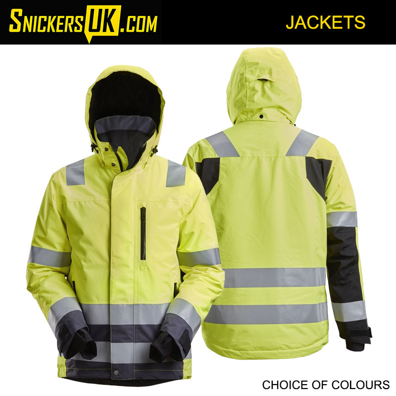 Snickers 1132 AllRoundWork, High-Vis Waterproof 37.5® Insulated Jacket