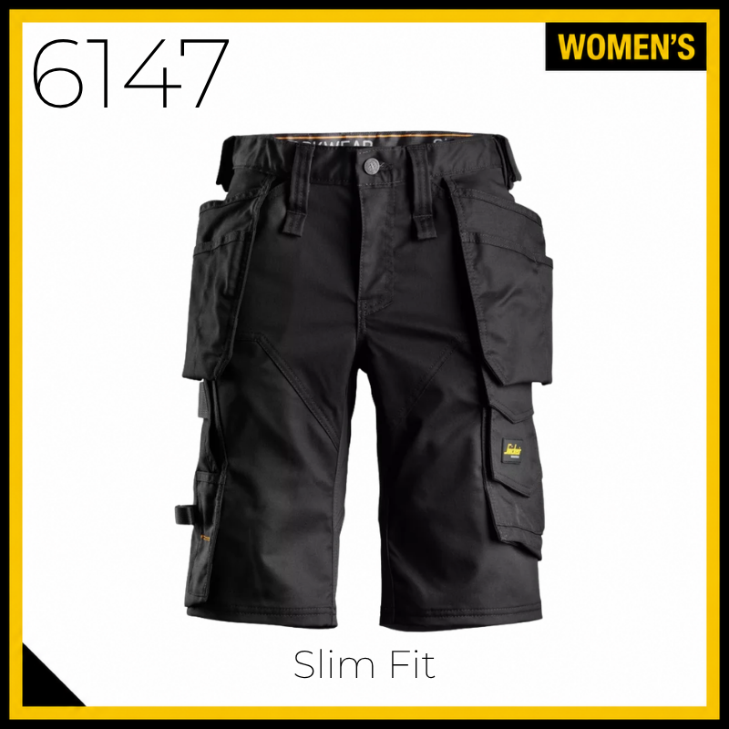 Snickers 6147 AllRoundWork Women's Stretch Holster Pocket Shorts