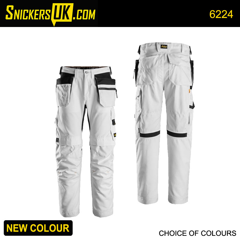 Snickers 6224 AllRoundWork Canvas+ Stretch Work Holster Pocket Trousers