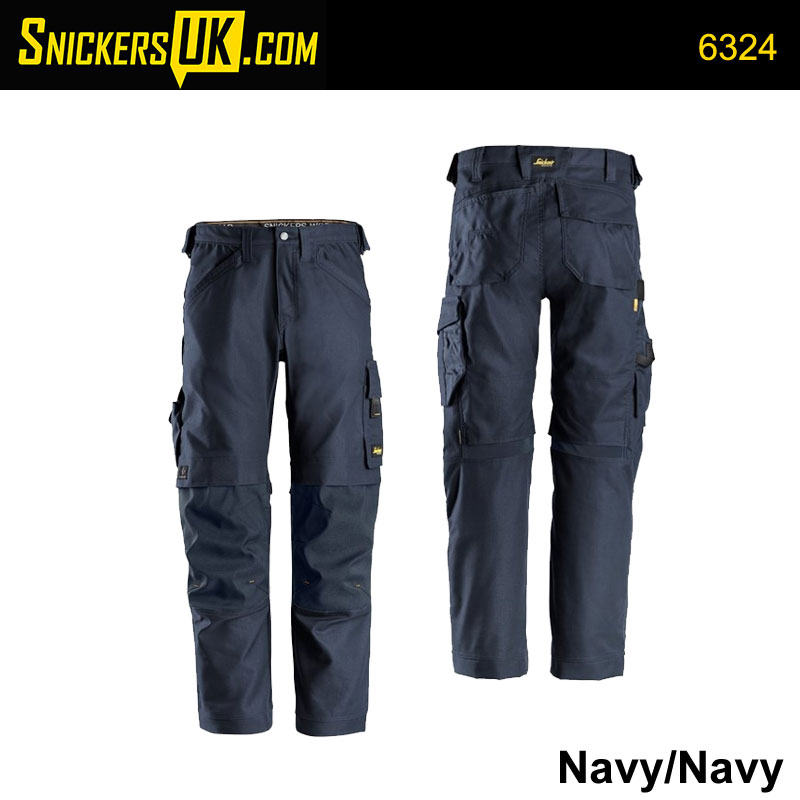 Snickers 6324 AllRoundWork Canvas+ Non Holster Pocket Trousers