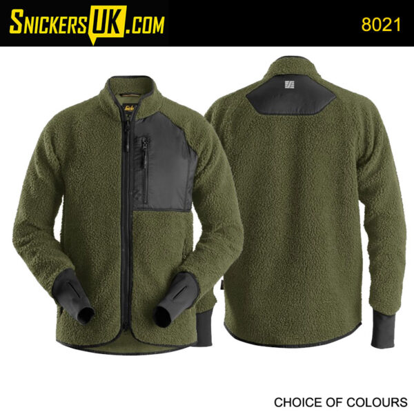 Snickers 8021 AllRoundWork Pile Zip Jacket