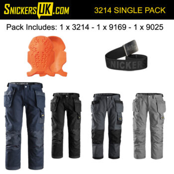 Snickers 3214 Canvas+ Holster Pocket Trousers Pack - Snickers Workwear