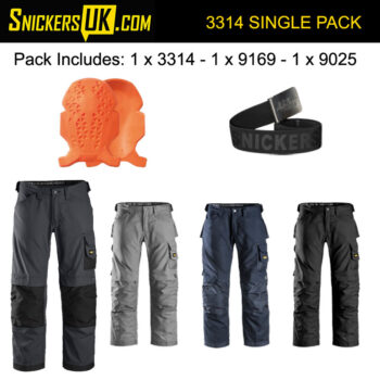 Snickers 3314 Canvas+ Non Holster Pocket Trousers Pack - Snickers Workwear