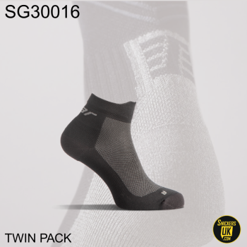 Solid Gear Light Performance Low-Cut Black Socks