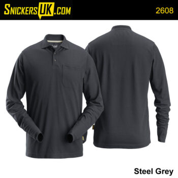 Snickers 2608 Long Sleeve Pique Shirt