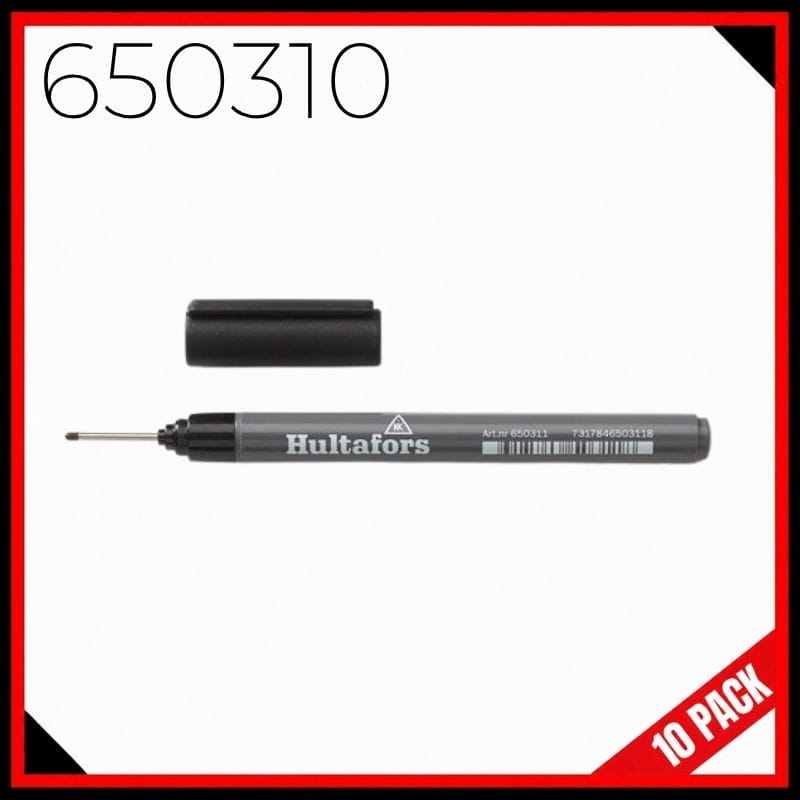 Hultafors Ink Deep-Hole Black Marker