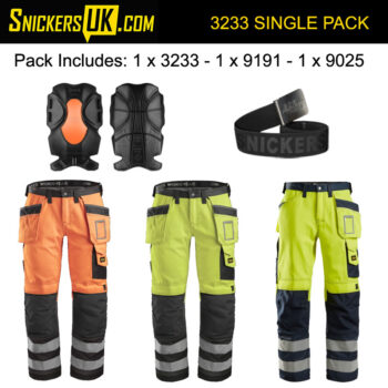 Snickers 3233 High-Vis Holster Pocket Trousers Pack