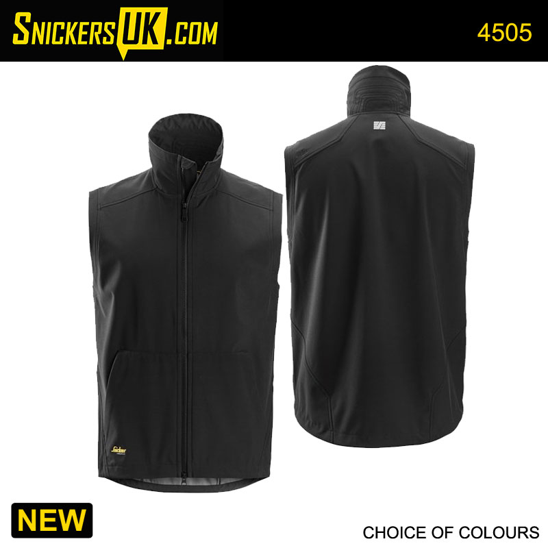 Snickers 4505 AllRoundWork Windproof Soft Shell Vest