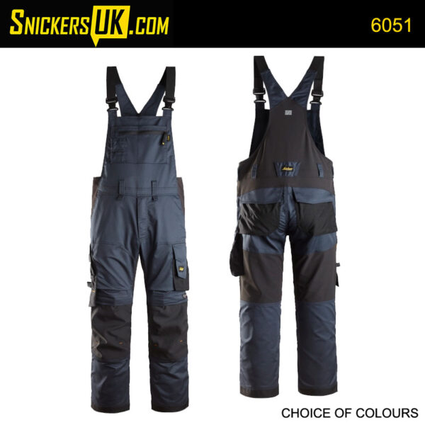 Snickers 6051 AllRoundWork Stretch Bib & Brace Trousers