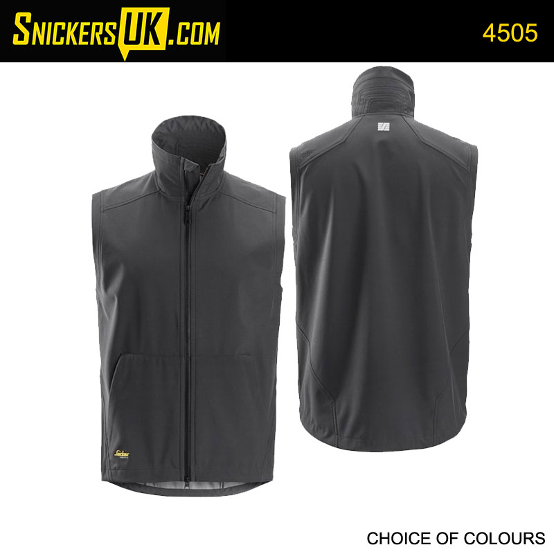 Snickers 4505 AllRoundWork Windproof Soft Shell Vest