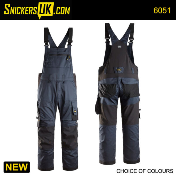 Snickers 6051 AllRoundWork Stretch Bib & Brace Trousers