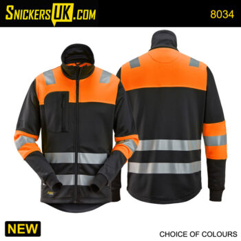 Snickers 8034 High-Vis Class 1 Full Zip Jacket