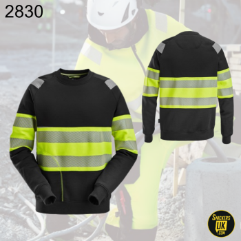 Snickers 2830 High Vis Class 1 Sweatshirt