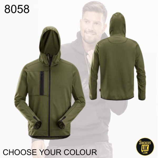 Snickers 8058 AllRoundWork Full Zipped Fleece Hoodie