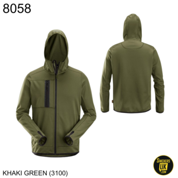 Snickers 8058 AllRoundWork Full Zip Fleece Hoodie