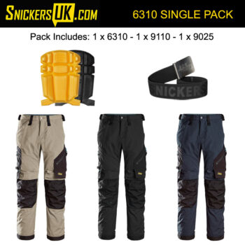 Snickers 6310 LiteWork 37.5 Non Holster Pocket Trousers Pack