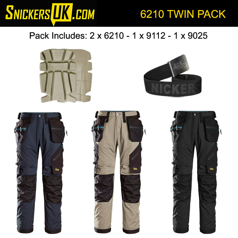 Snickers 6210 LiteWork 37.5 Holster Pocket Trousers Pack
