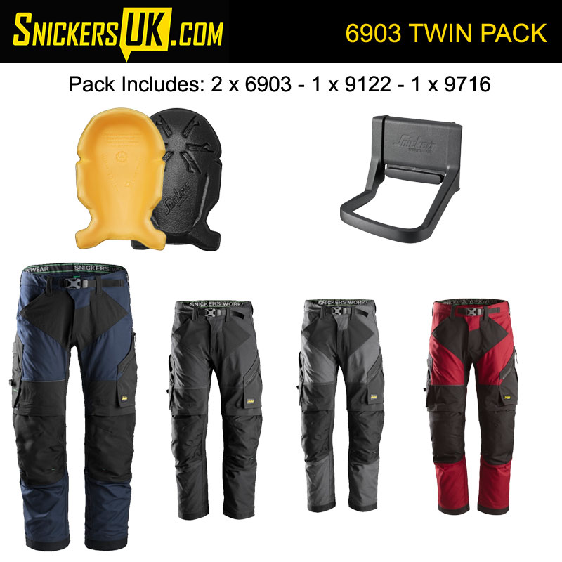 Snickers 6903 FlexiWork Non Holster Pocket Trousers