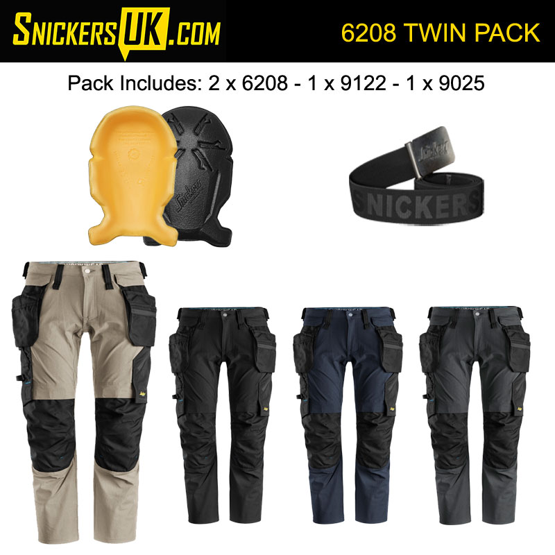 Snickers 6208 LiteWork Detachable Holster Pocket Trousers