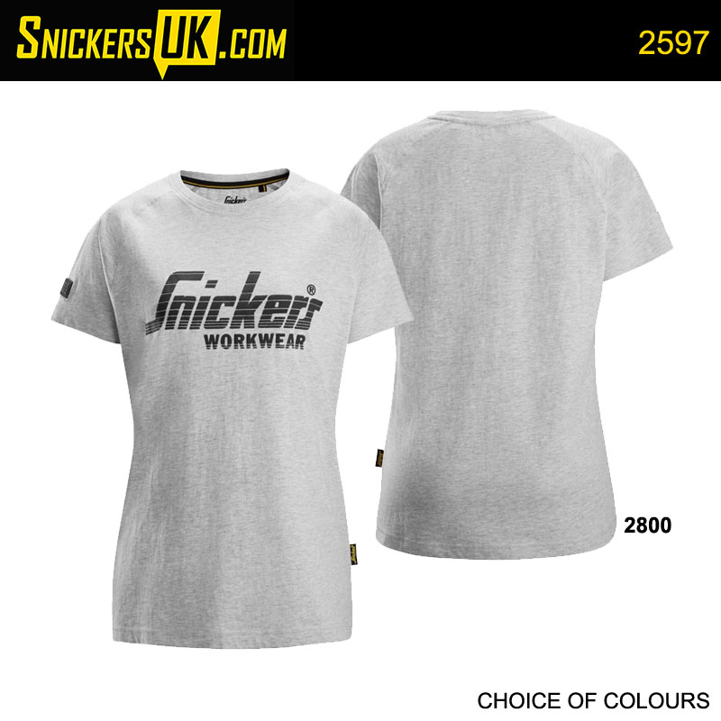 Snickers 2597 Women's Logo T Shirt