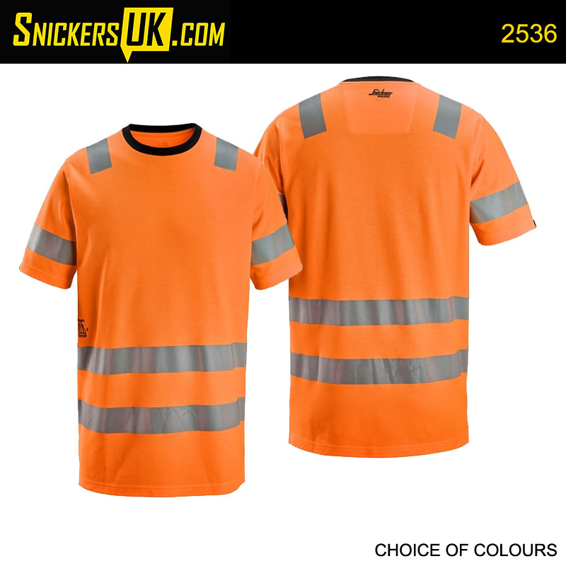 Snickers 2536 High-Vis Class 2 T-Shirt