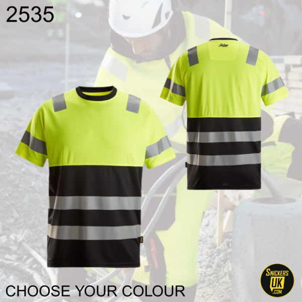 Snickers 2535 High Vis Class 1 T Shirt