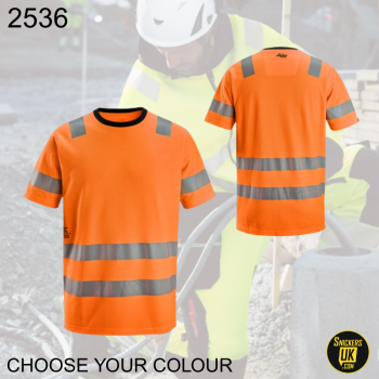 Snickers 2536 High Vis Class 2 T Shirt