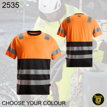 Snickers 2535 High Vis Class 1 T Shirt
