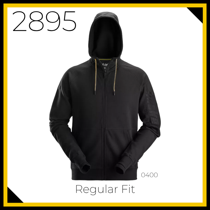 Snickers 2895 Logo Full Zip Hoodie | SnickersUK.com