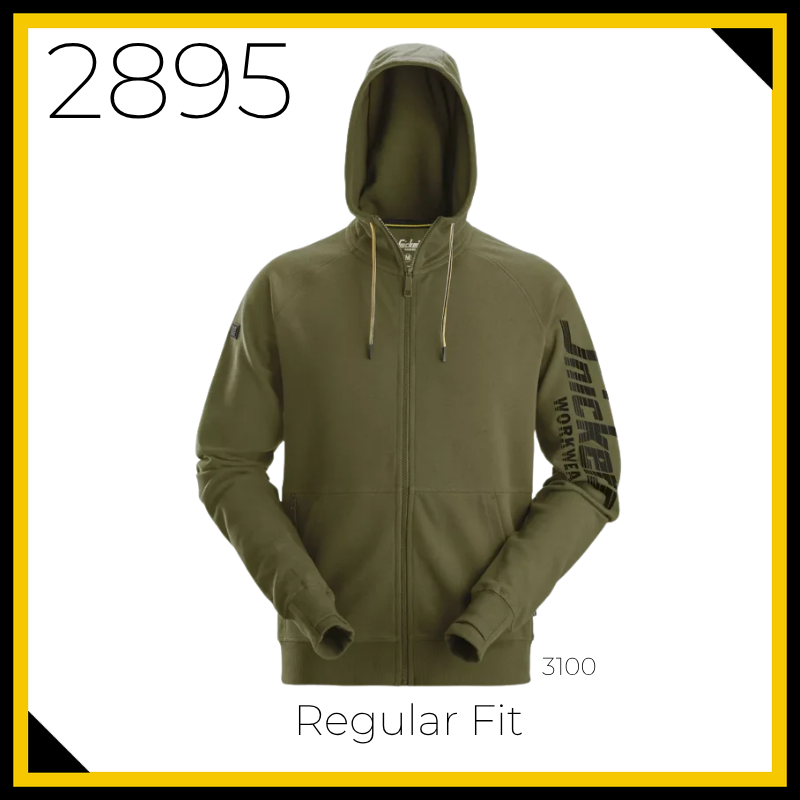 Snickers 2895 Logo Full Zip Hoodie