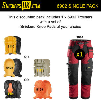 Snickers 6902 FlexiWork Holster Pocket Trousers Pack