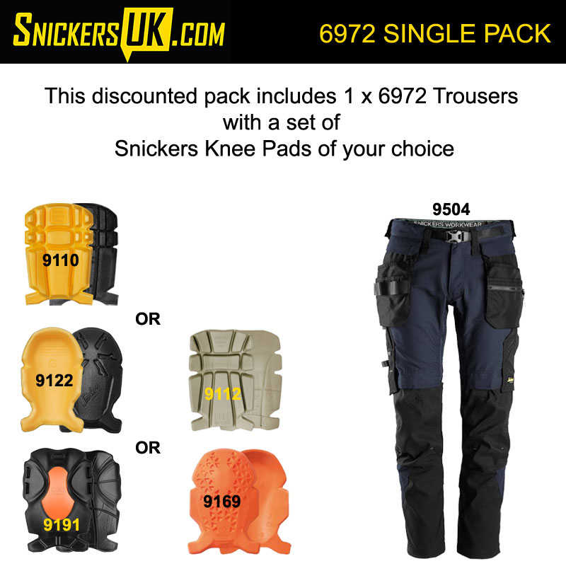 Snickers 6972 FlexiWork Detachable Holster Pocket Trousers Pack