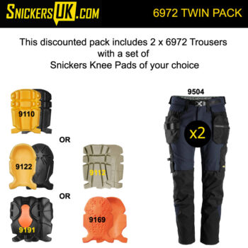 Snickers 6972 FlexiWork Detachable Holster Pocket Trousers