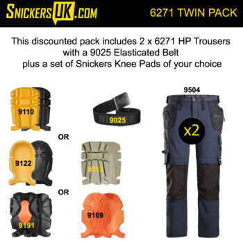 Snickers 6271 AllRoundWork Full Stretch Holster Pocket Trousers