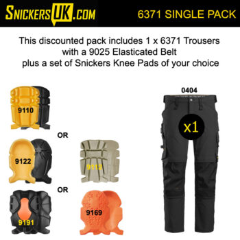 Snickers 6371 AllroundWork Full Stretch Non Holster Pocket Trousers Pack