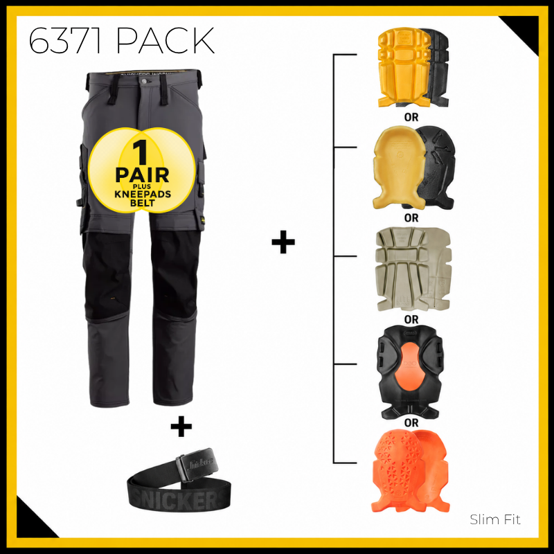Snickers 6371 Stretch Trousers Pack
