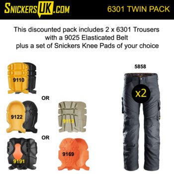 Snickers 6301 AllRoundWork Non Holster Pocket Trousers Pack