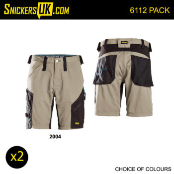 Snickers 6112 LiteWork 37.5 Non Holster Pocket Shorts Pack