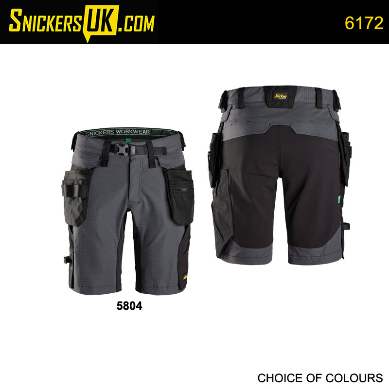 Snickers 6172 FlexiWork Detachable Holster Pockets Shorts